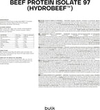 Beef Protein Isolate 97 1000g / 33skammtar