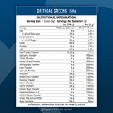 Critical Greens 150g / 30skammtar